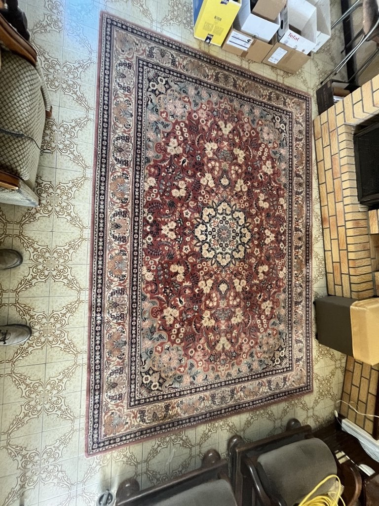 Tapis en laine T5 louis de poortere 200 x 300 cm, Maison & Meubles, Enlèvement, Utilisé, Rectangulaire, Ancien