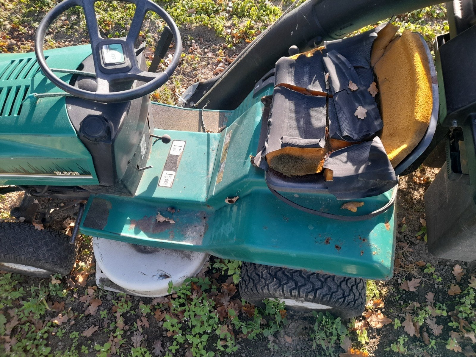 tractormaaier voor onderdelen, Ophalen