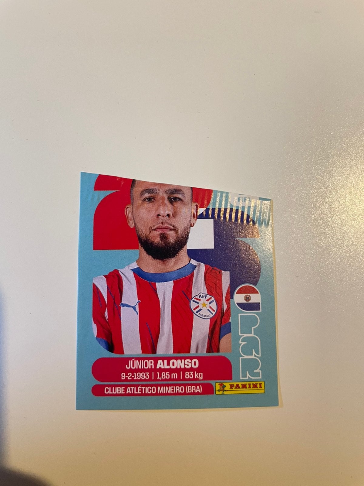 Panini world cup 2026 Misprint, Ophalen of Verzenden, Nieuw, Sticker