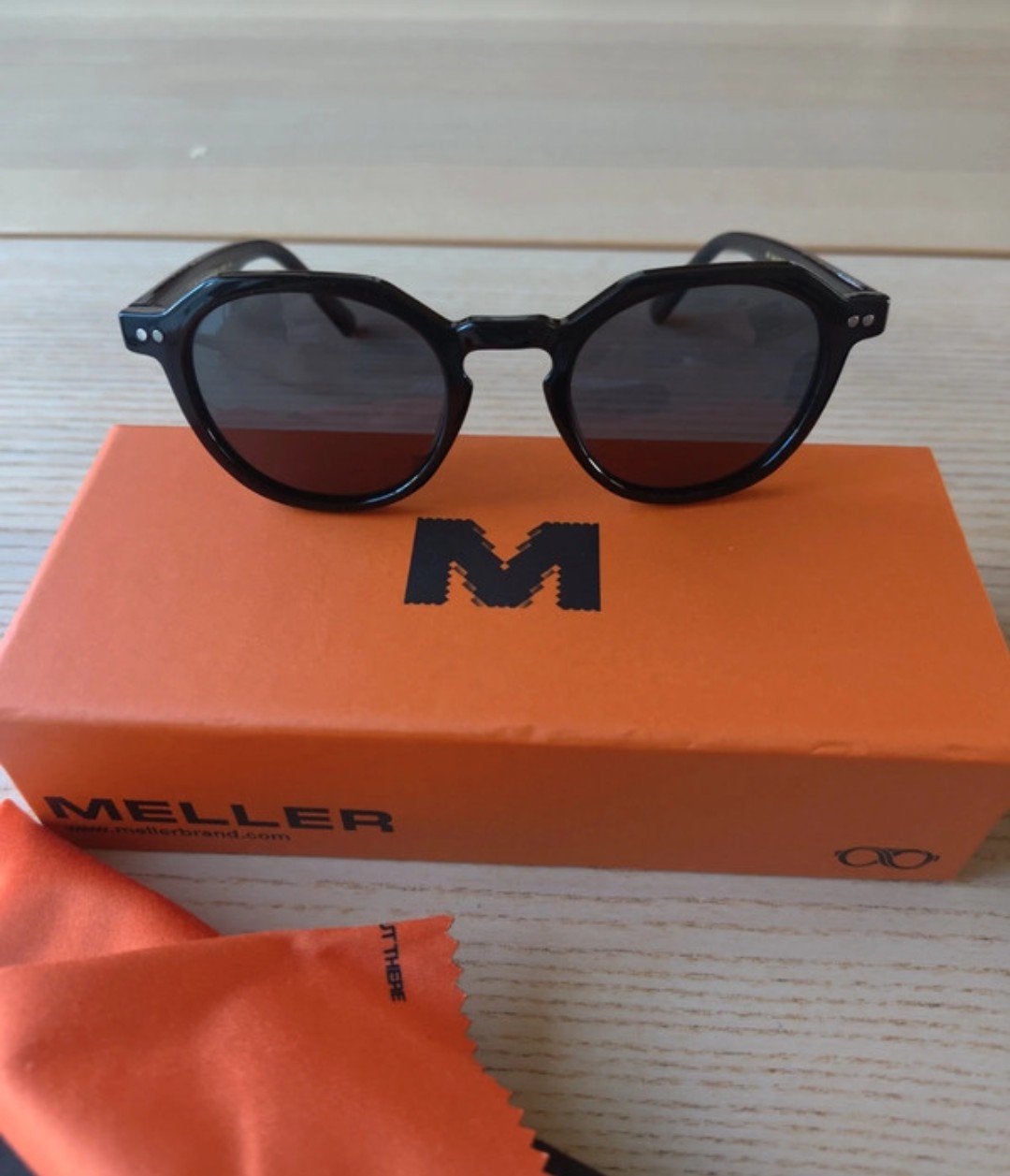 Zonnebril Meller Chauen All Black, Overige merken, Zonnebril, Zwart, Nieuw