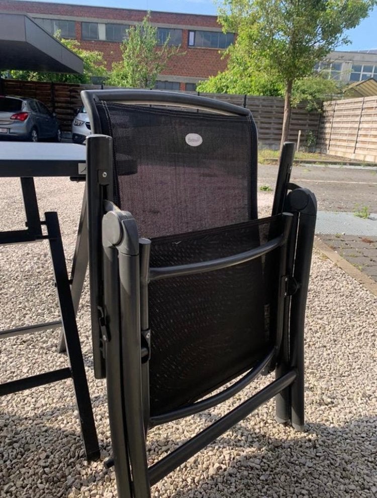 Camping tafeltje met stoelen, Ophalen, Zo goed als nieuw