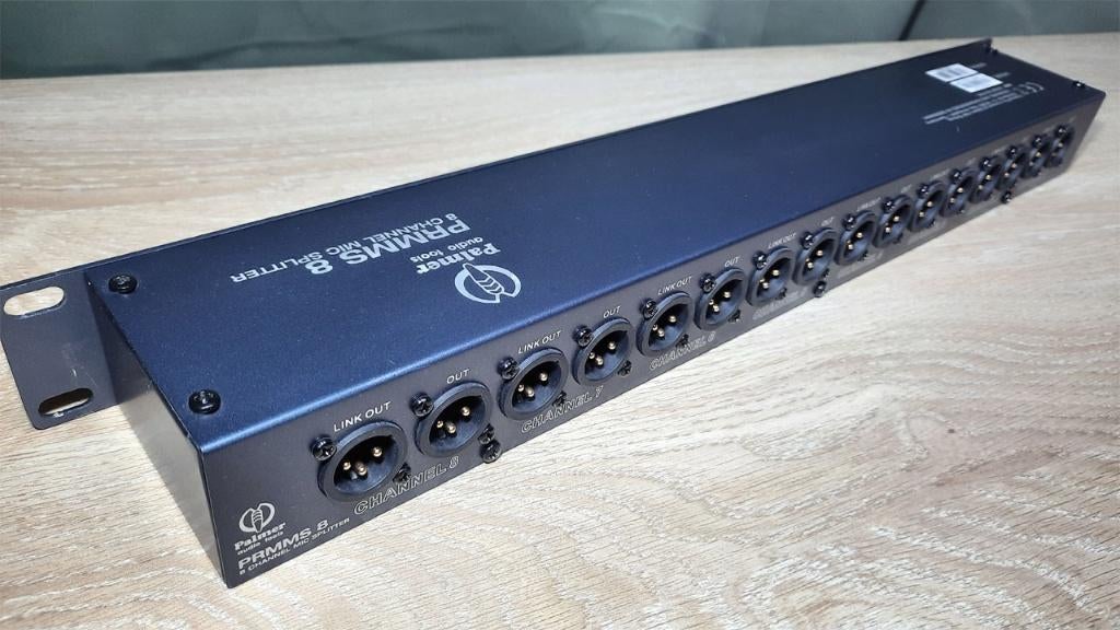 Palmer Pro RMMS 8 Splitter niveau microphone - Comme neuf, Ophalen, Zo goed als nieuw, Overige typen