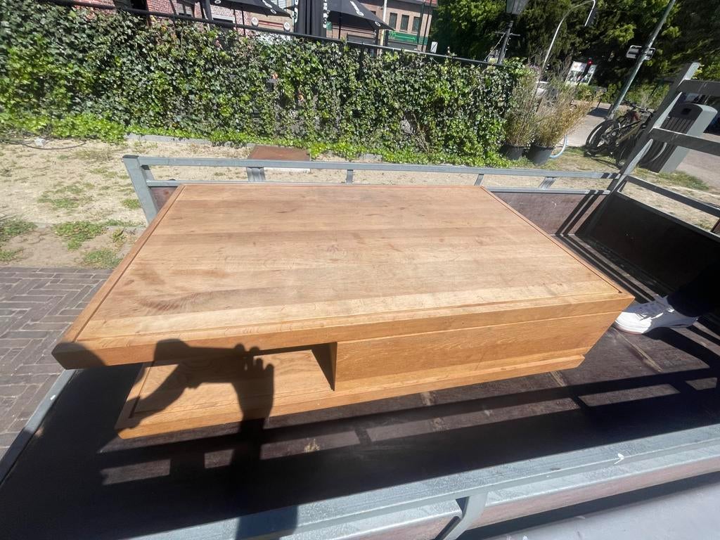 Eiken salontafel, Huis en Inrichting, Ophalen, Zo goed als nieuw