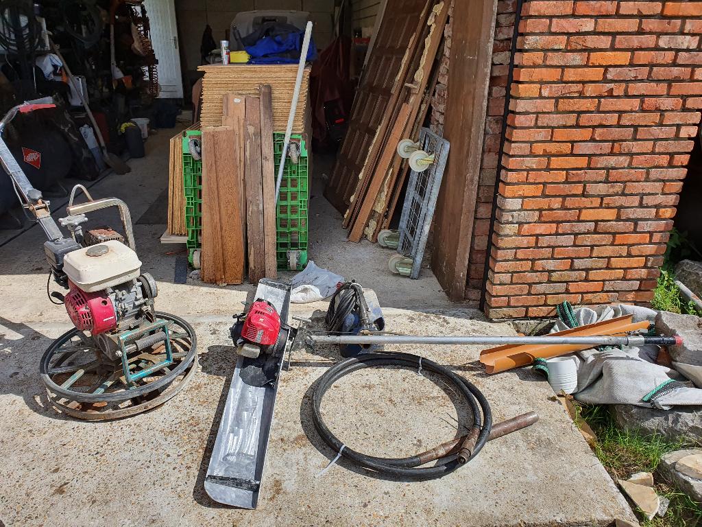 MACHINE À BÉTONNER EN LOT Honda Professional HAL200B Prof, Bricolage & Construction, Bétonnières, Utilisé, Enlèvement
