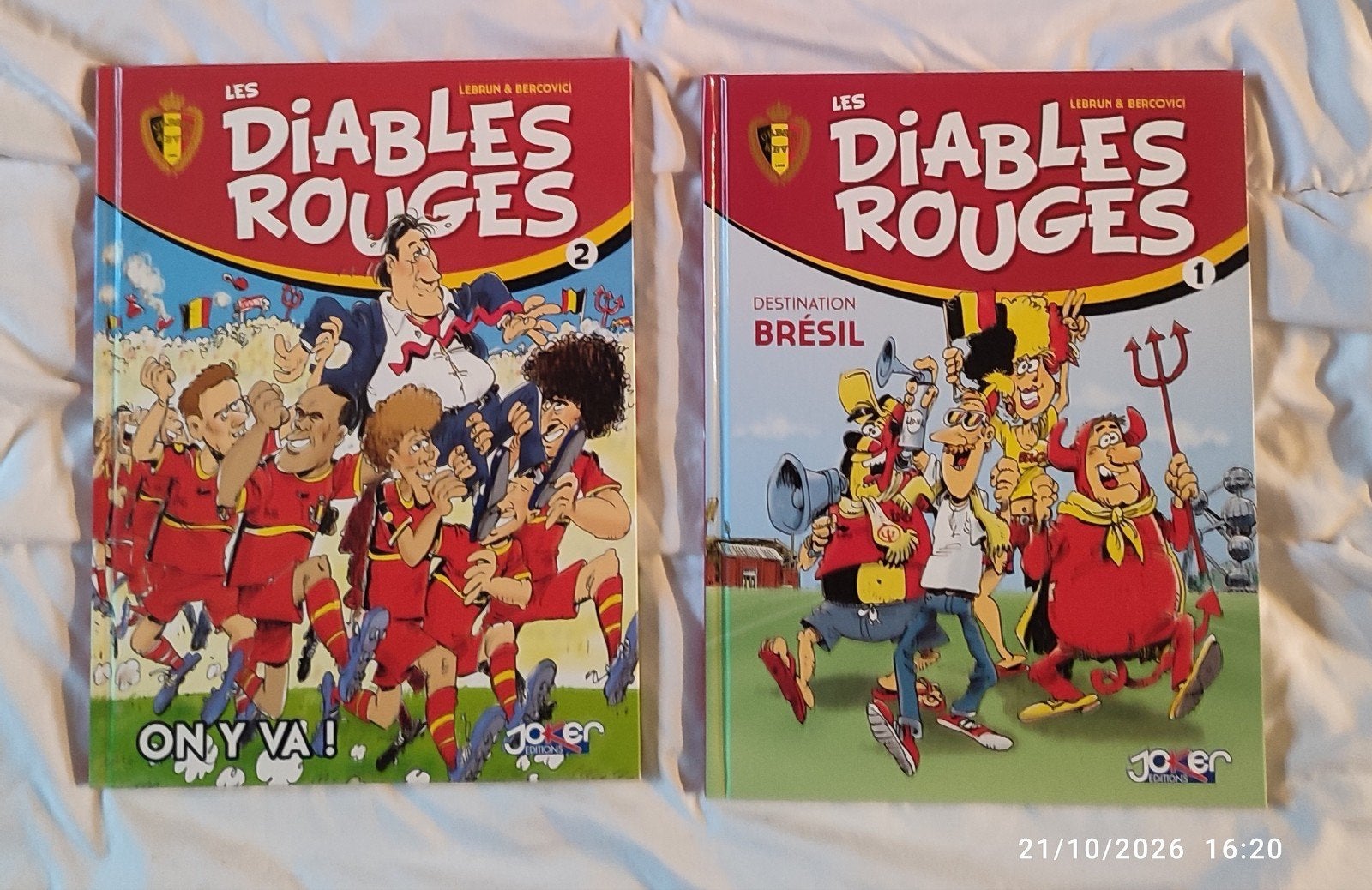 2 BD's Diable Rouge .
A venir enlever à 4260 Avennes ., Plusieurs BD, Enlèvement ou Envoi, Comme neuf