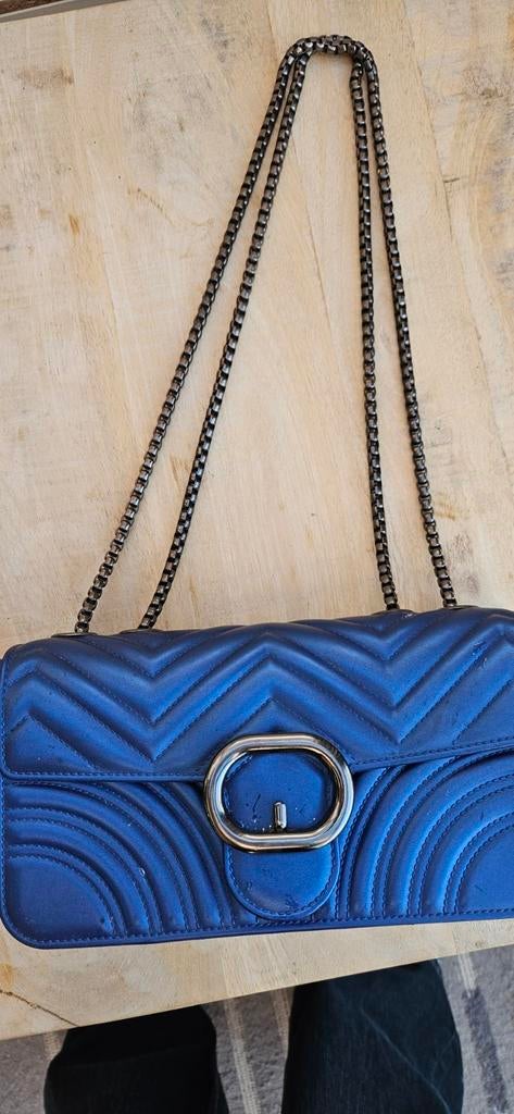 Blauwe handtas, Ophalen, Nieuw, Blauw, Handtas