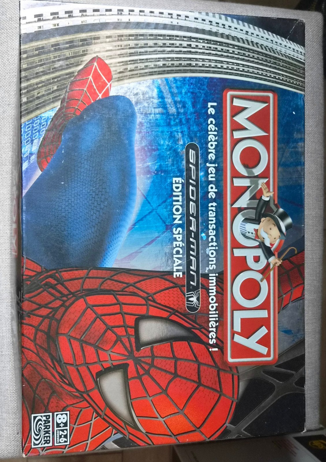 Monopoly Spider Man édition spéciale, Cinq joueurs ou plus, Enlèvement, Utilisé