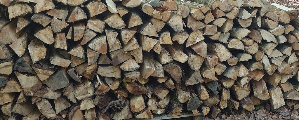 Surplus de bois de chauffage à vendre, Jardin & Terrasse, 6 m³ ou plus, Enlèvement ou Envoi, Autres essences de bois, Bûches