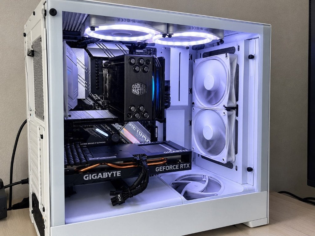 Witte Gaming PC | Ryzen 7 5700X | RTX 4060 | 40 GB Ram, 32 GB, 512 GB, 4 Ghz ou plus, Enlèvement