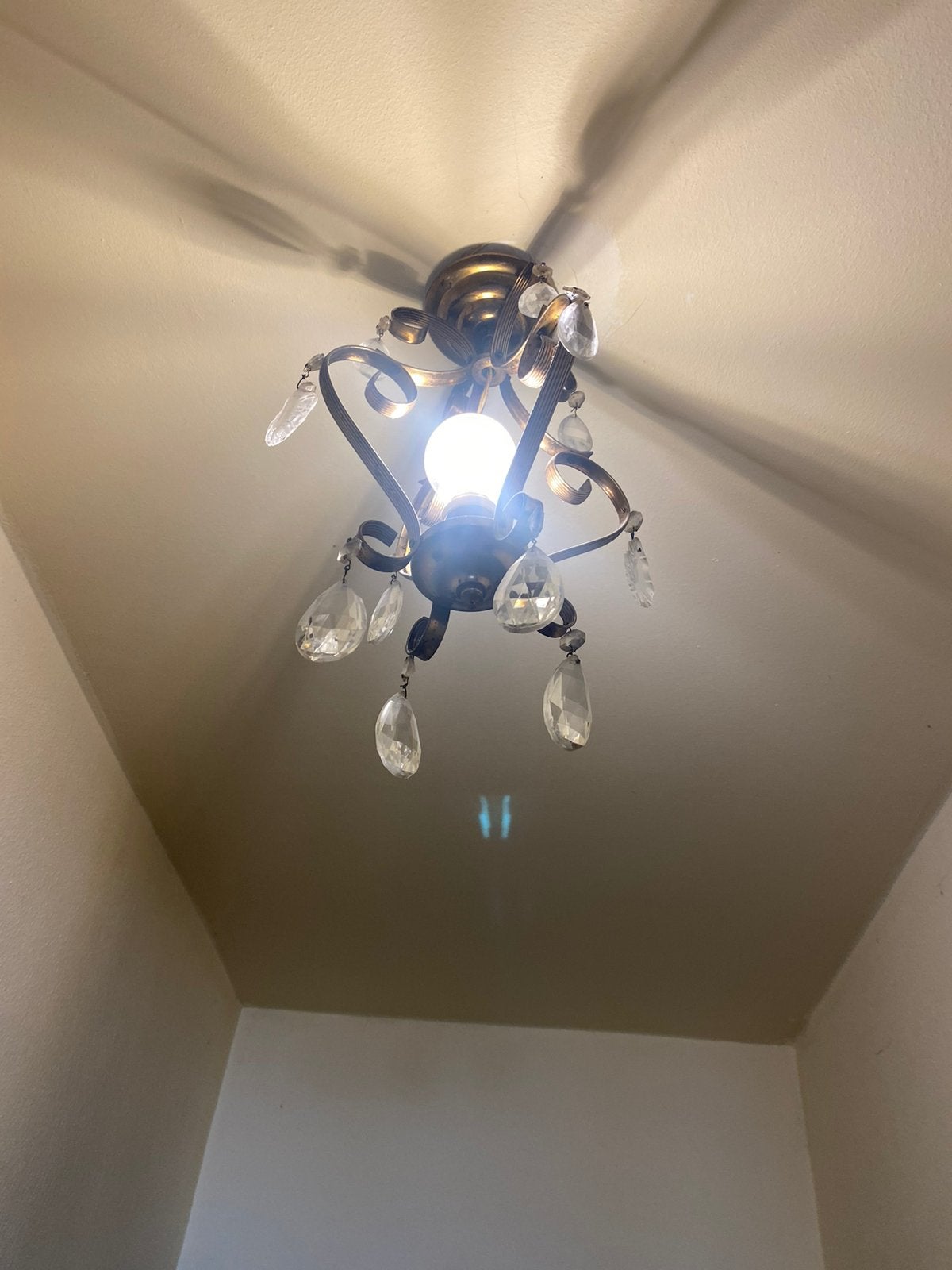 lampe suspendue, Suspension, Noir, 25 cm, Verre
