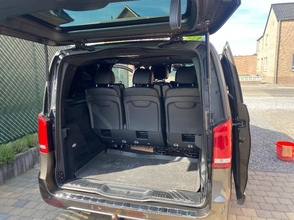 Mercedes v klasse 250d, Auto's, Mercedes-Benz, Automaat, Monovolume, Bruin, Leder