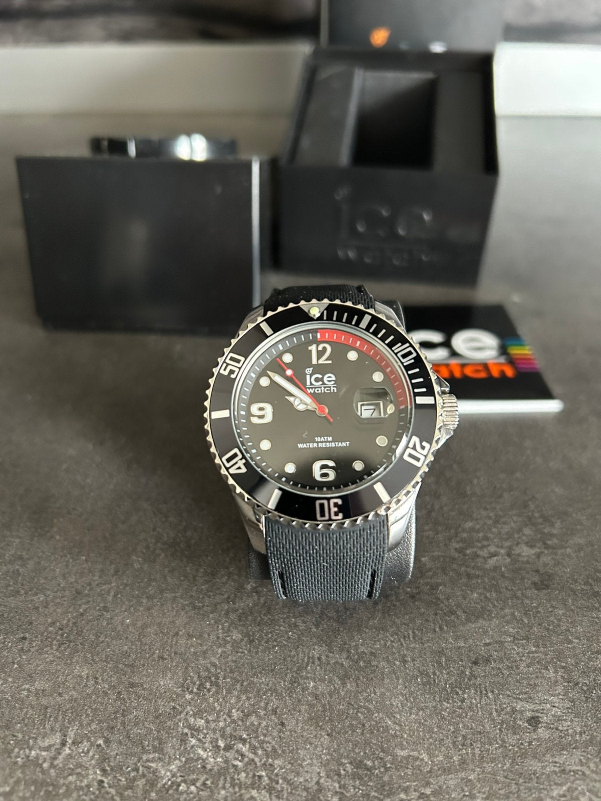 Heel leuk Ice Watch herenhorloge - nieuwstaat, Overige merken, Staal, Verzenden, Polshorloge