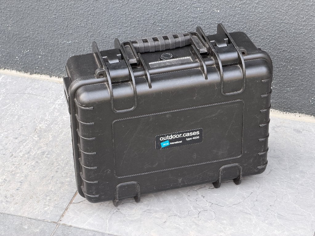 B&W outdoor cases type 4000 zwart, Muziek en Instrumenten, Behuizingen en Koffers, Ophalen of Verzenden, Zo goed als nieuw, Overige instrumenten