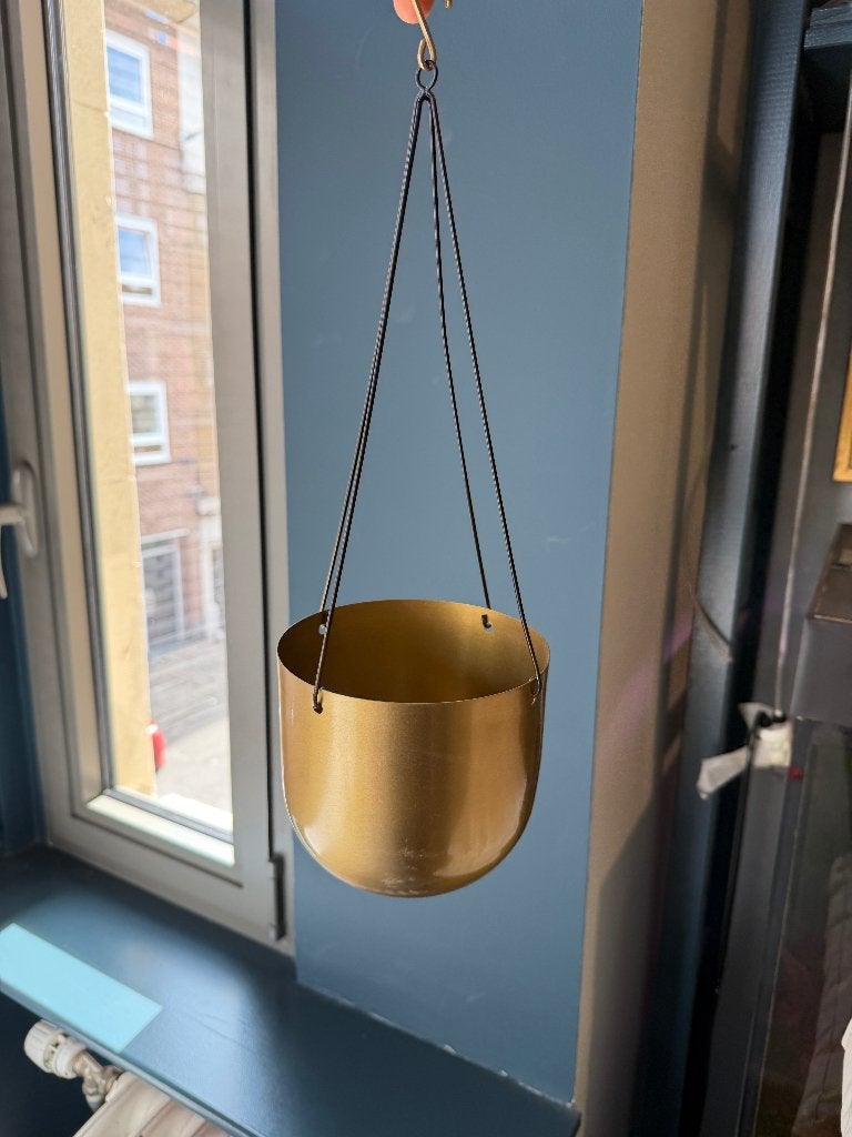 Pot de fleur suspendu, 40 à 70 cm, Moins de 25 cm, Rond, Comme neuf