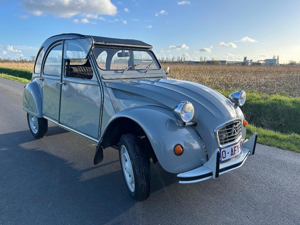 Citroen 2 PK / 2CV, Auto's, Citroën, Voorwielaandrijving, 400 cc, Overige kleuren, Leder