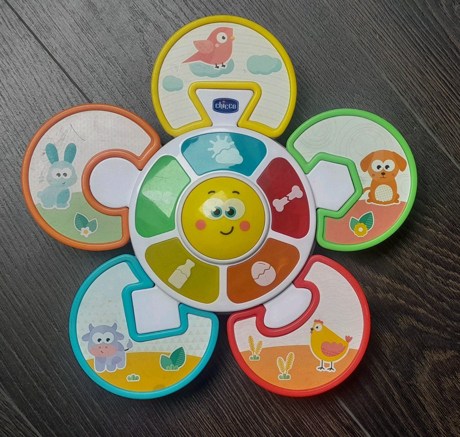chicco elektronische dierenpuzzel, Ophalen