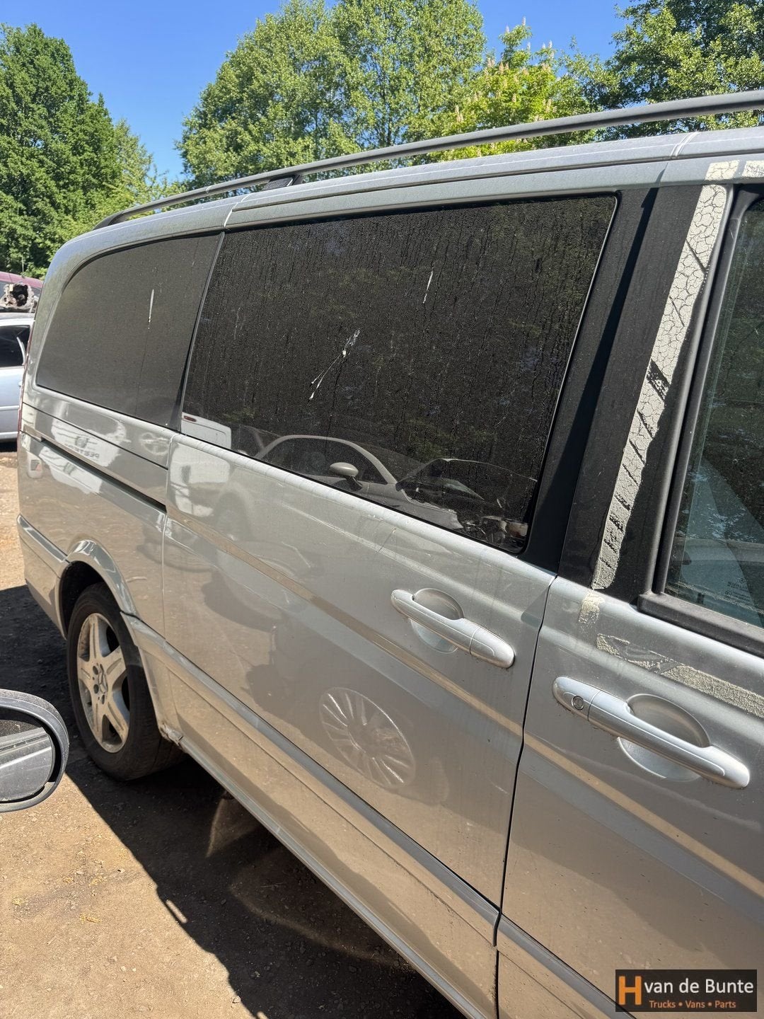 Rechter schuifdeur met raam Mercedes vito 639, Ophalen, Gebruikt, -, Deur