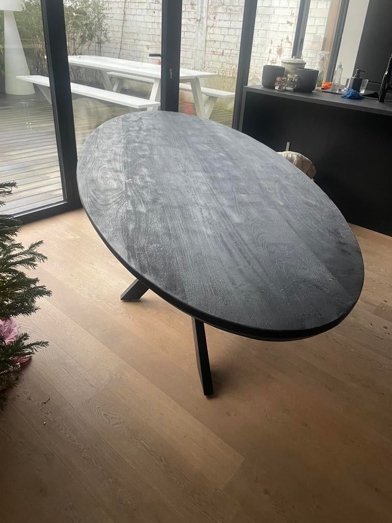 Table ovale 240x110, 200 cm ou plus, 100 à 150 cm, Enlèvement, Ovale