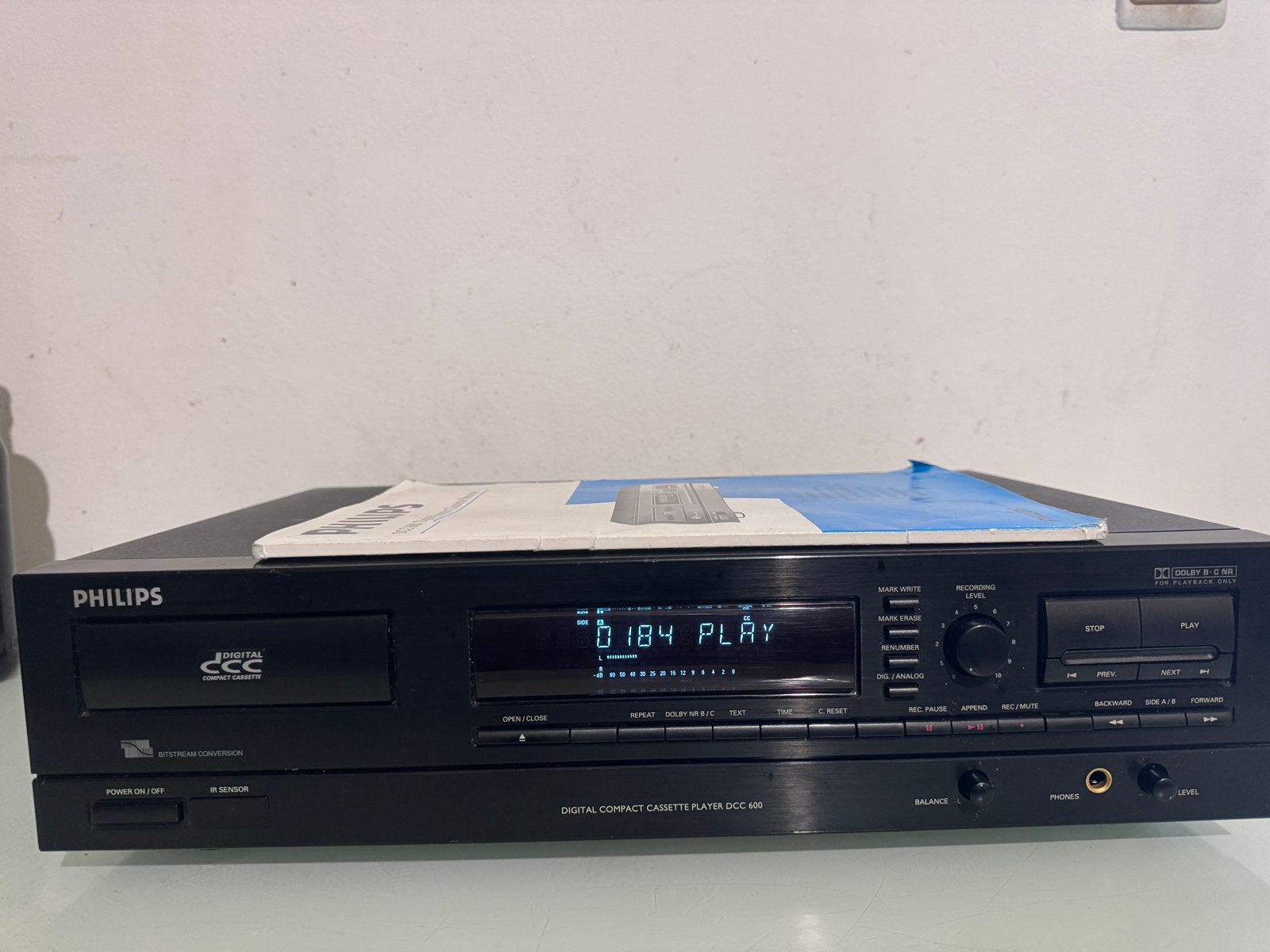 Philips DCC 600, Audio, Tv en Foto, Ophalen of Verzenden, Philips