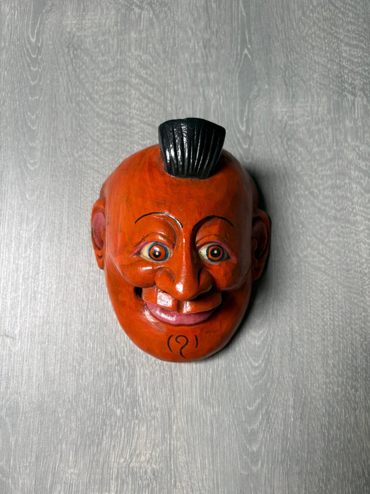 Masque décoratif asiatique peint à la main, Enlèvement ou Envoi