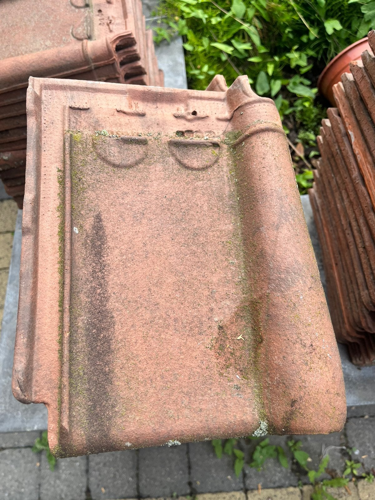 300 Pottelberg stormpannen kleur rustiek, Doe-het-zelf en Bouw, Ophalen, Gebruikt