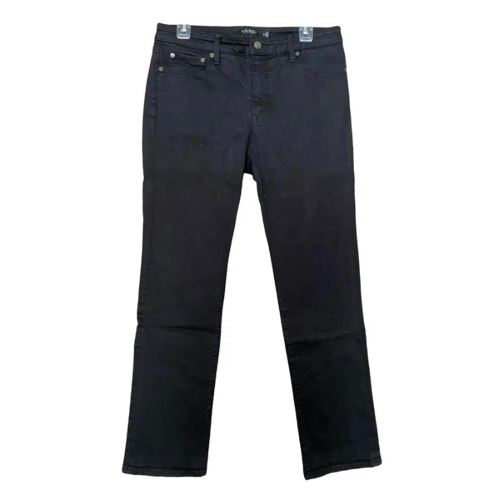 Zwarte jeans Ralph Lauren maat 42, Kleding | Dames, Spijkerbroeken en Jeans, Verzenden, Zwart, Zo goed als nieuw, Ralph Lauren
