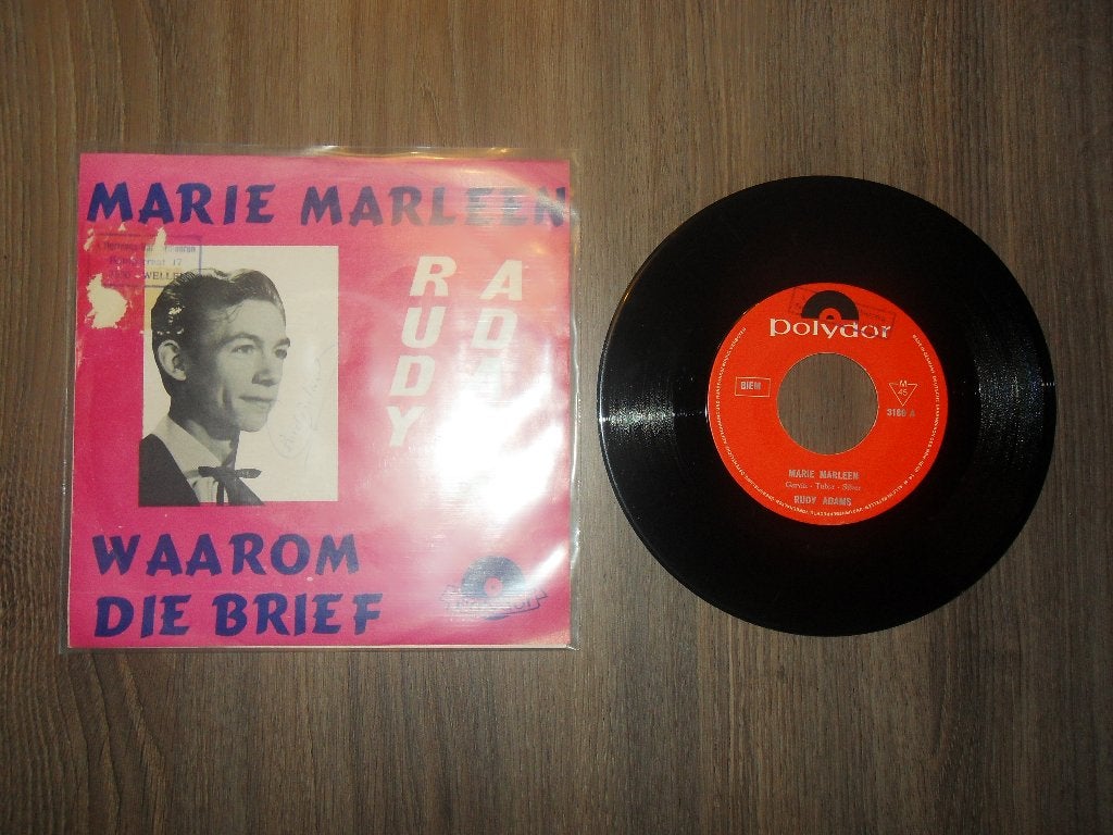 Rudy Adams - Marie Marleen, Enlèvement ou Envoi, Utilisé, 7 inch, Chanson réaliste ou Smartlap