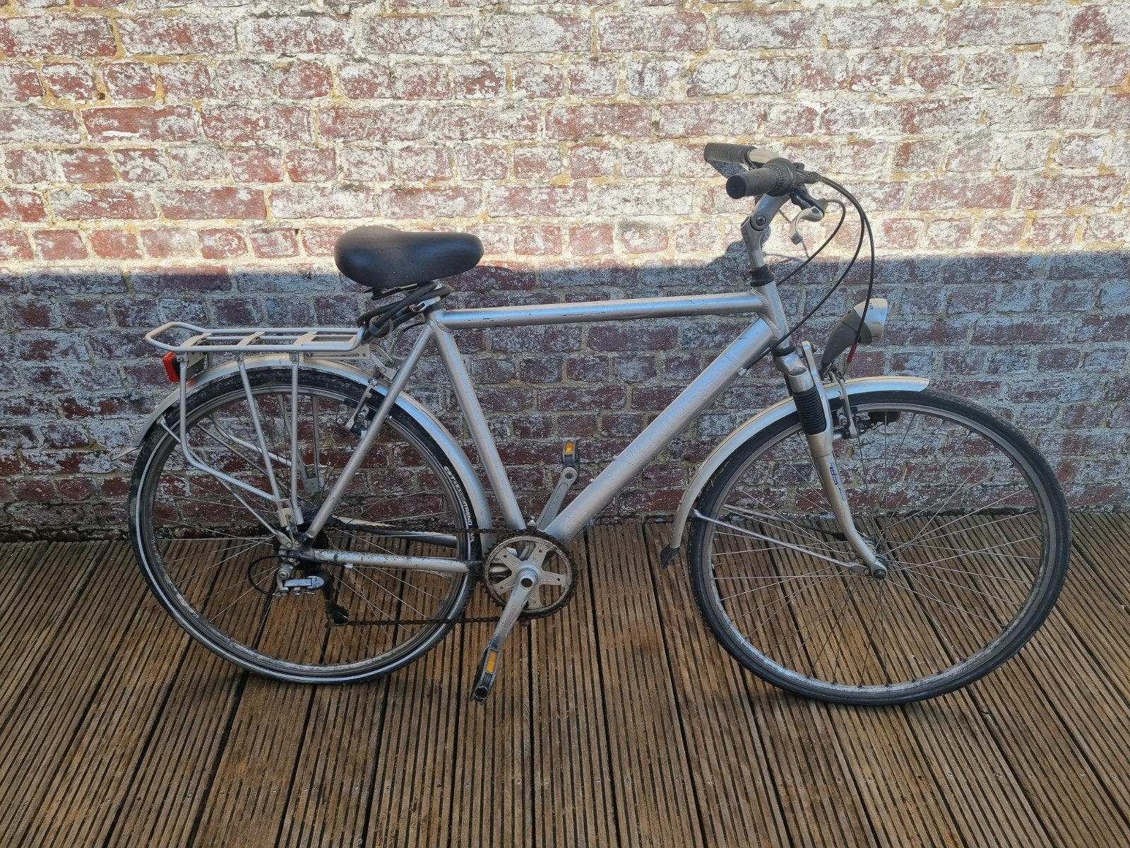 Herenfiets grijs, Enlèvement