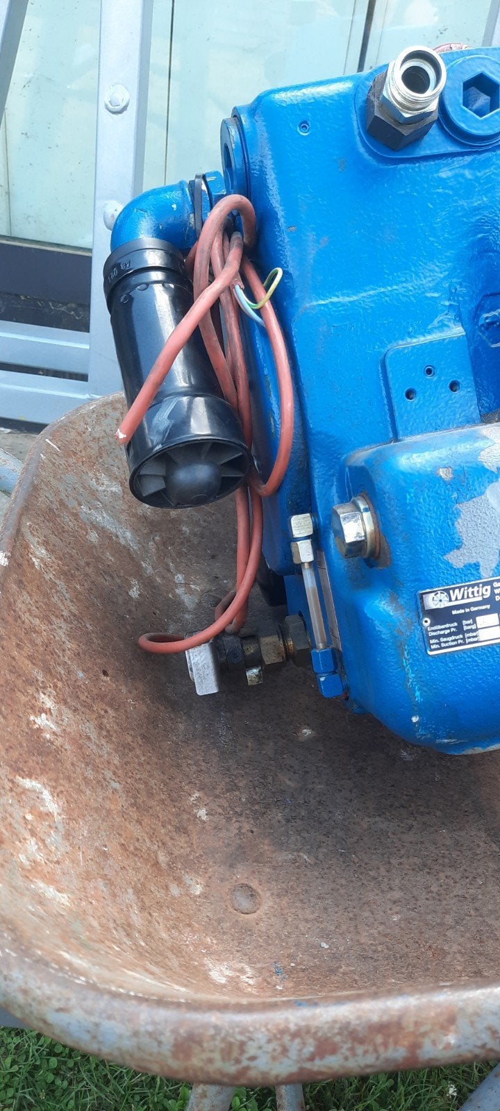 lucht compressor pomp, Doe-het-zelf en Bouw, Compressors, Ophalen