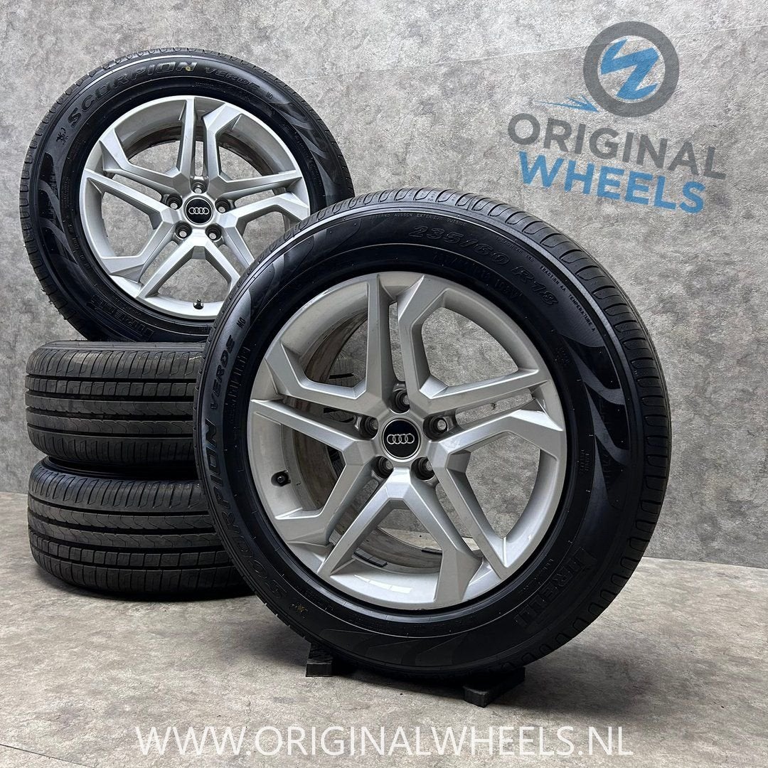 18 inch originele velgen + nieuwe zomerbanden Audi Q5 80A601, Auto-onderdelen, 18 inch, Gebruikt, -, -