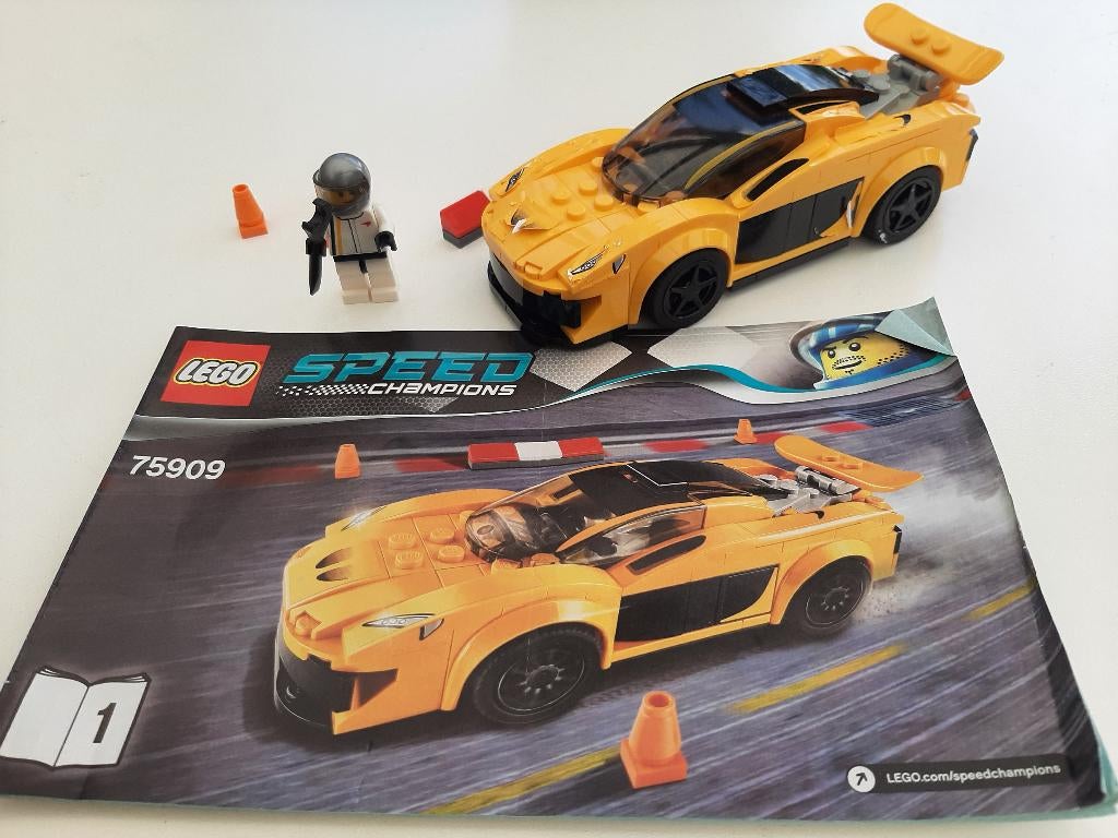 Lego Speed Champions McLarenP1, Gebruikt, Lego, Compleet, Complete set