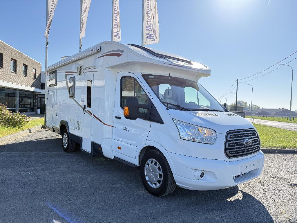 RollerTeam | Twinbedden + Hefbed | Ruime garage, Caravans en Kamperen, Overige merken, Ford, 7 tot 8 meter, Bedrijf