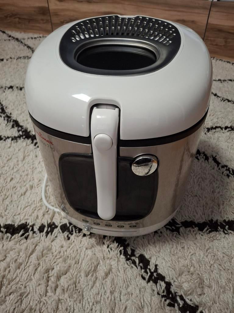 frituurpan, 3 tot 4 liter, Ophalen of Verzenden, Gebruikt, Uitneembare binnenpan