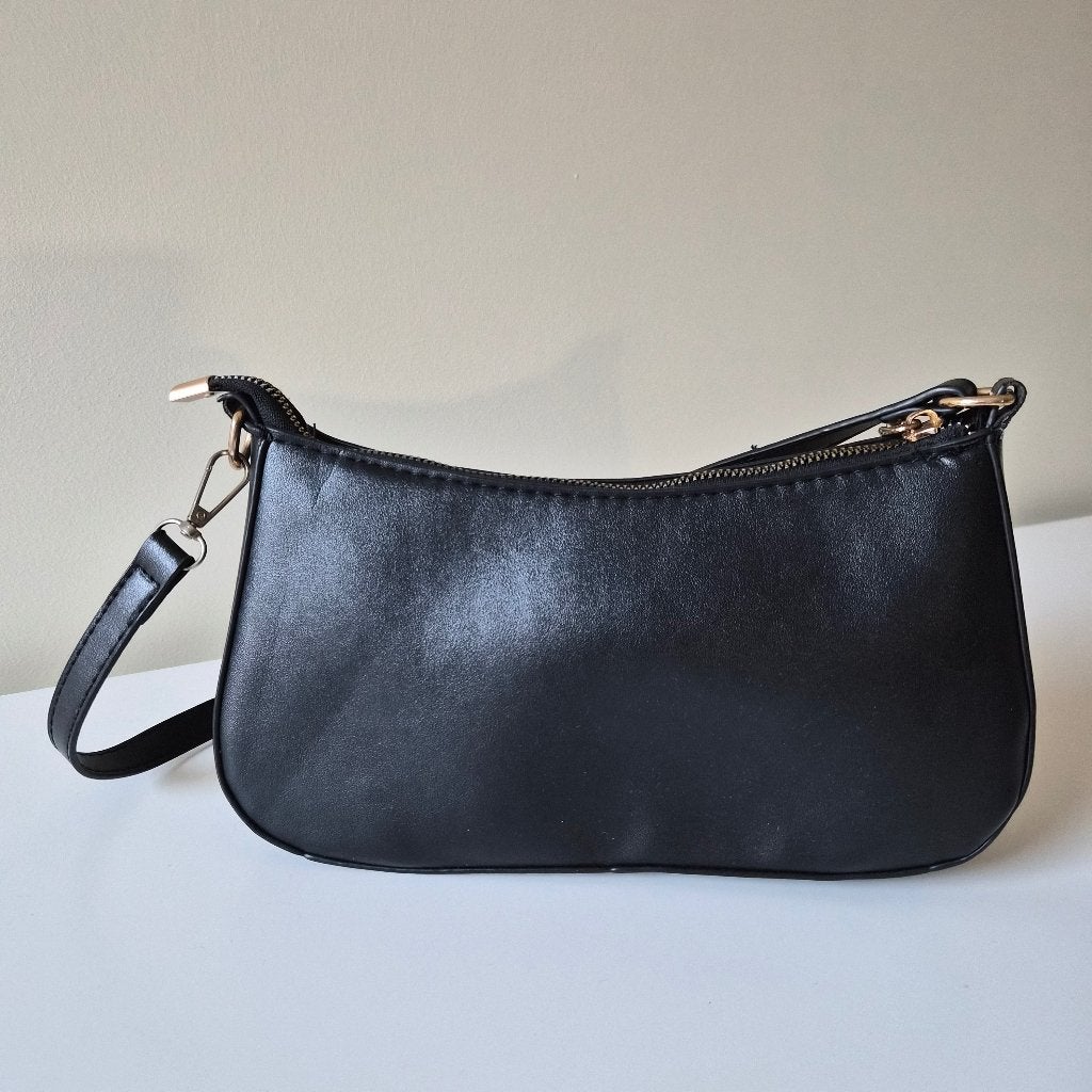 Sac à main noir, Enlèvement ou Envoi, Utilisé, Noir, Sac à main