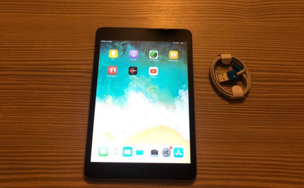 APPLE IPAD MINI 2 ZWART 16GB 7.9" WIFI (4G) +, Computers en Software, Apple iPads, Apple iPad Air, Ophalen of Verzenden, Zo goed als nieuw