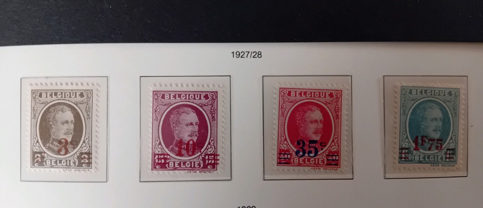 België postzegels nr 245/248** lot 24P, Postzegels en Munten, Postzegels | Europa | België, Verzenden, Orginele gom, Zonder stempel