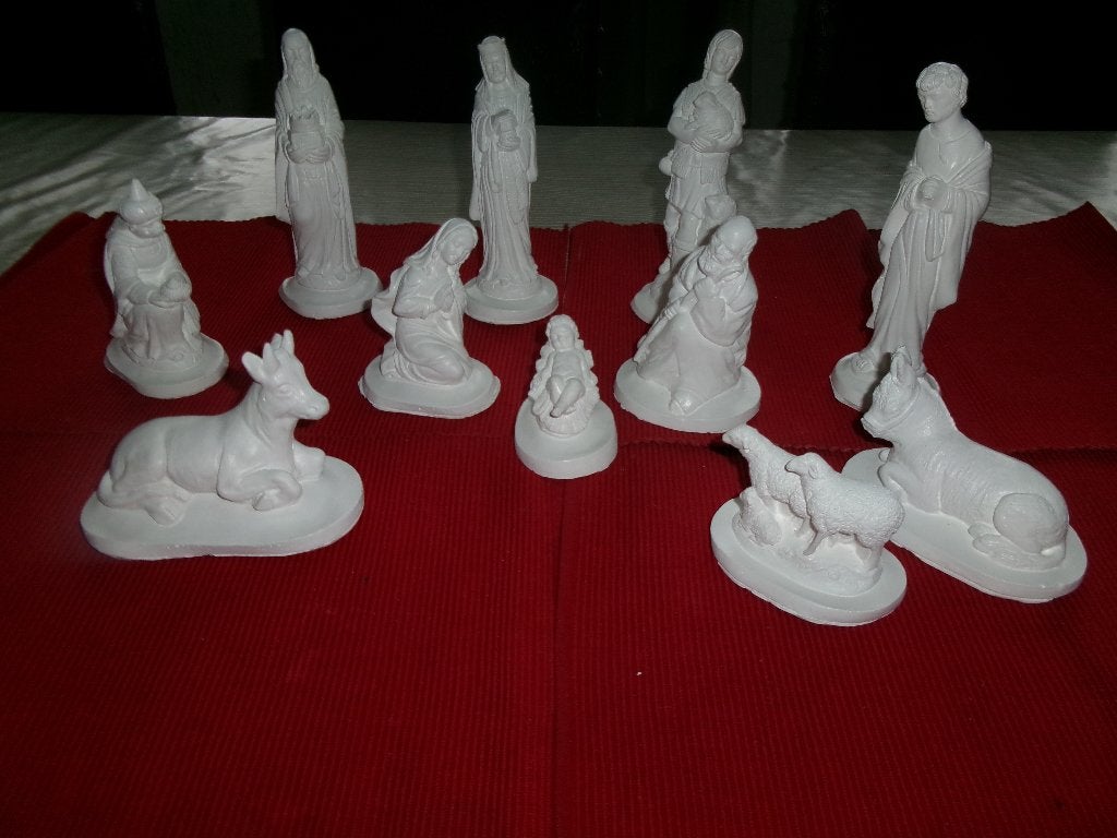 kerstmisbeelden te schilderen, Ophalen, Nieuw