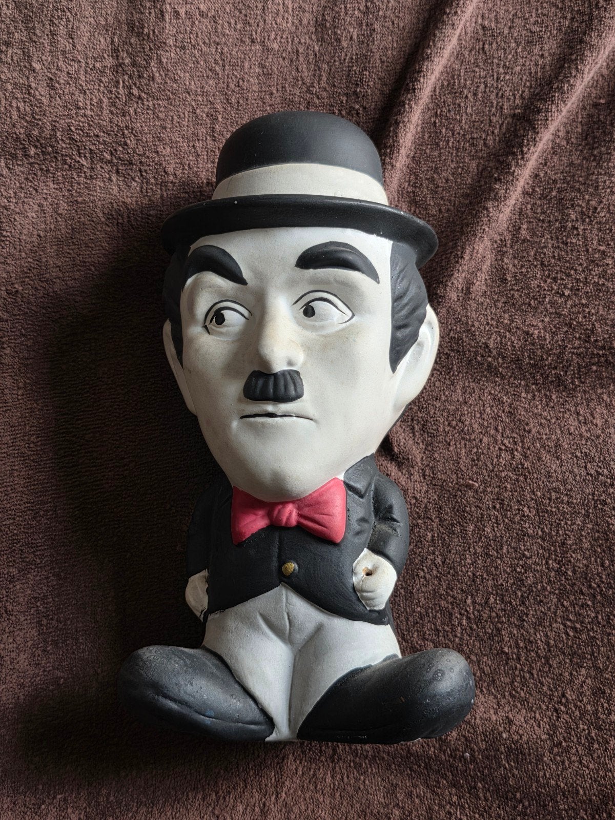 Charlot Charlie Chaplin vintage spaarpotfiguur., Verzamelen, Spaarpotten, Ophalen of Verzenden