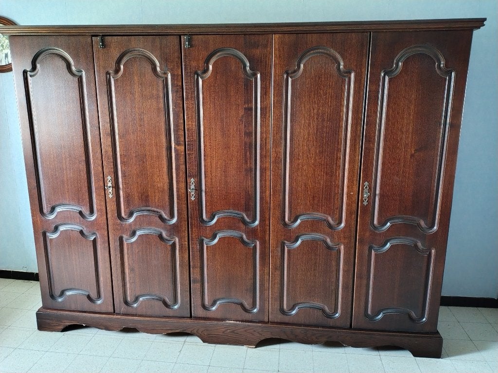 Prachtige eiken slaapkamer, Huis en Inrichting, Slaapkamer | Complete slaapkamers, Ophalen, Gebruikt, Twijfelaar, Klassiek