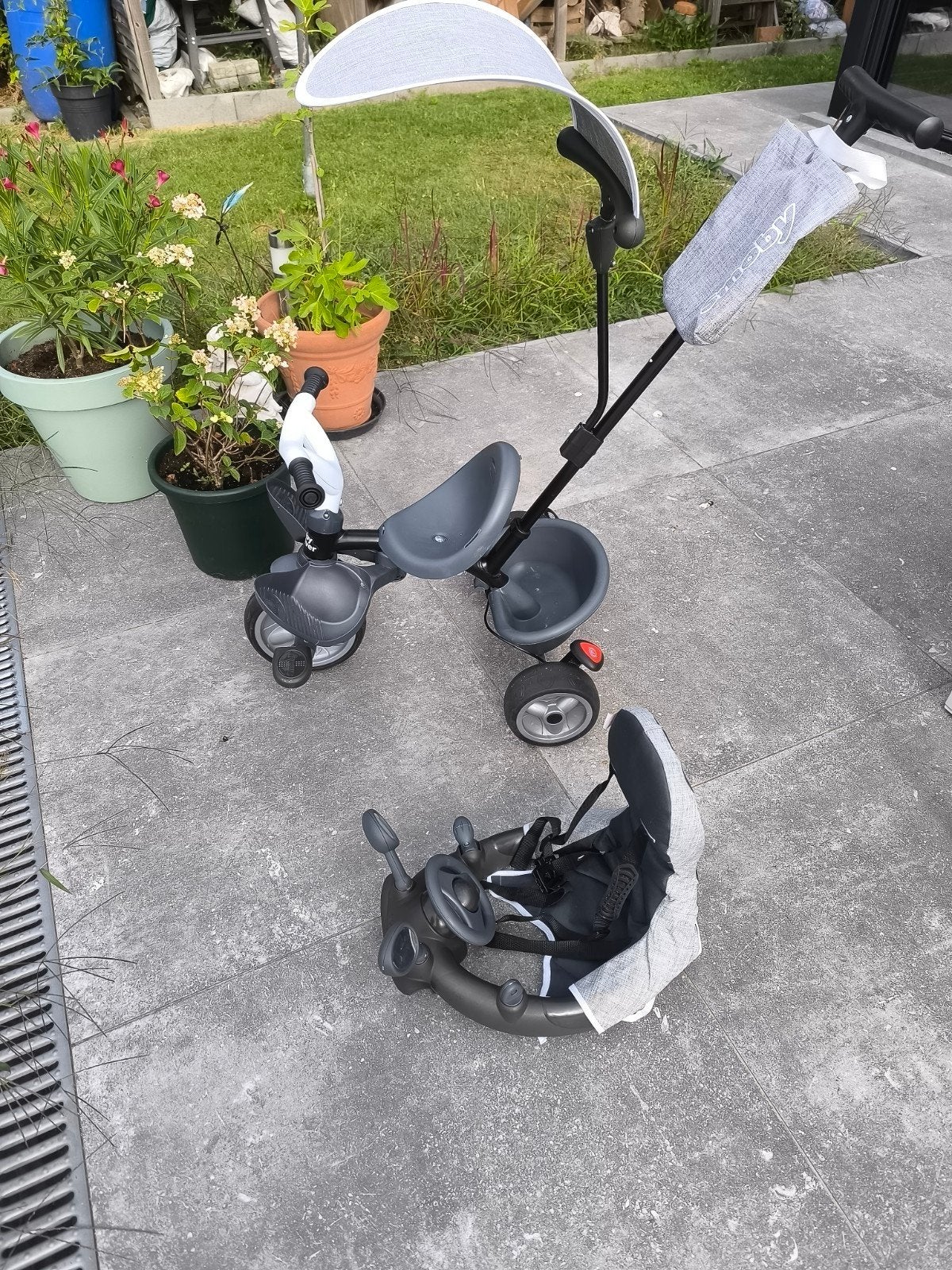 Smooby kinderfiets,licht grijs in perfecte staat, Fietsen en Brommers, Fietsen | Kinderfietsjes, Ophalen