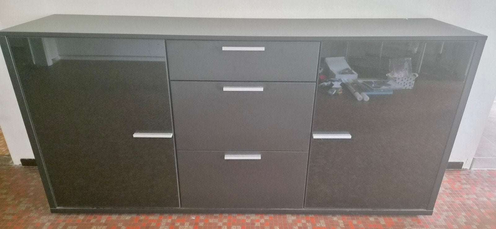 zwarte buffetkast, Huis en Inrichting, Ophalen
