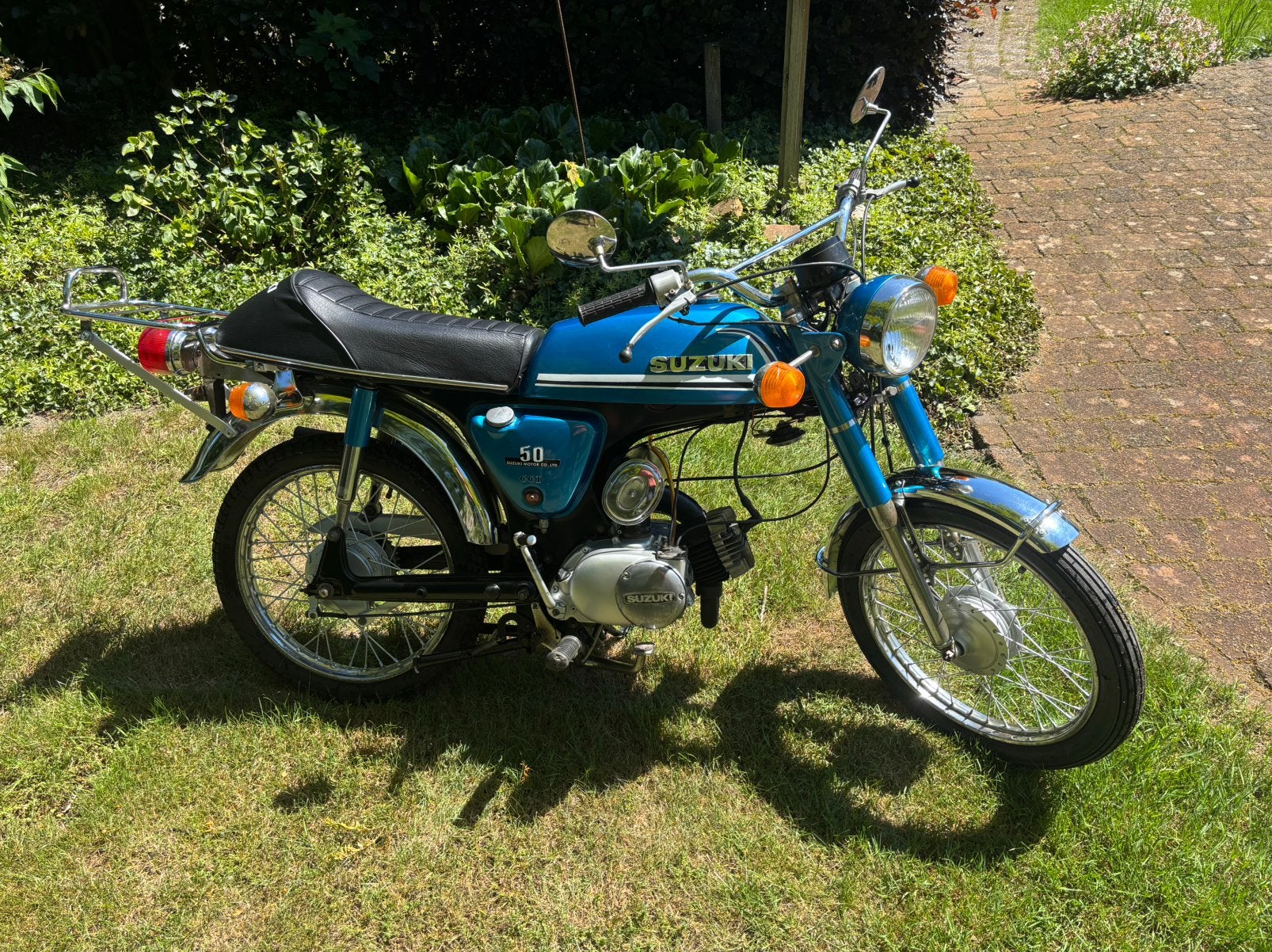 Suzuki AC50 bouwjaar 1977, Fietsen en Brommers, Brommers | Oldtimers, 49 cc, Klasse B (45 km/u), 5 versnellingen, Ophalen