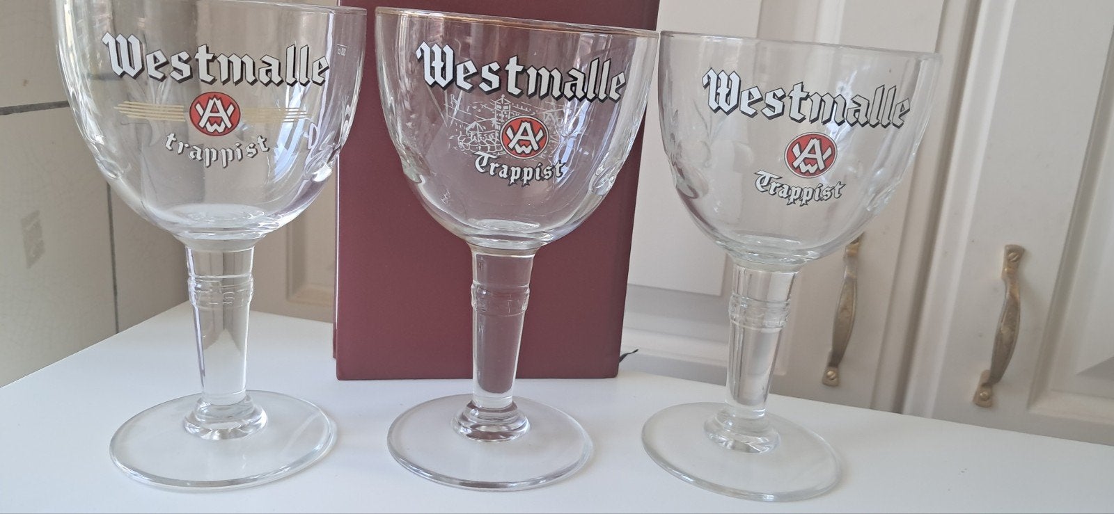 9 WESTMALLE TRAPPIST-glazen, Verzamelen, Ophalen