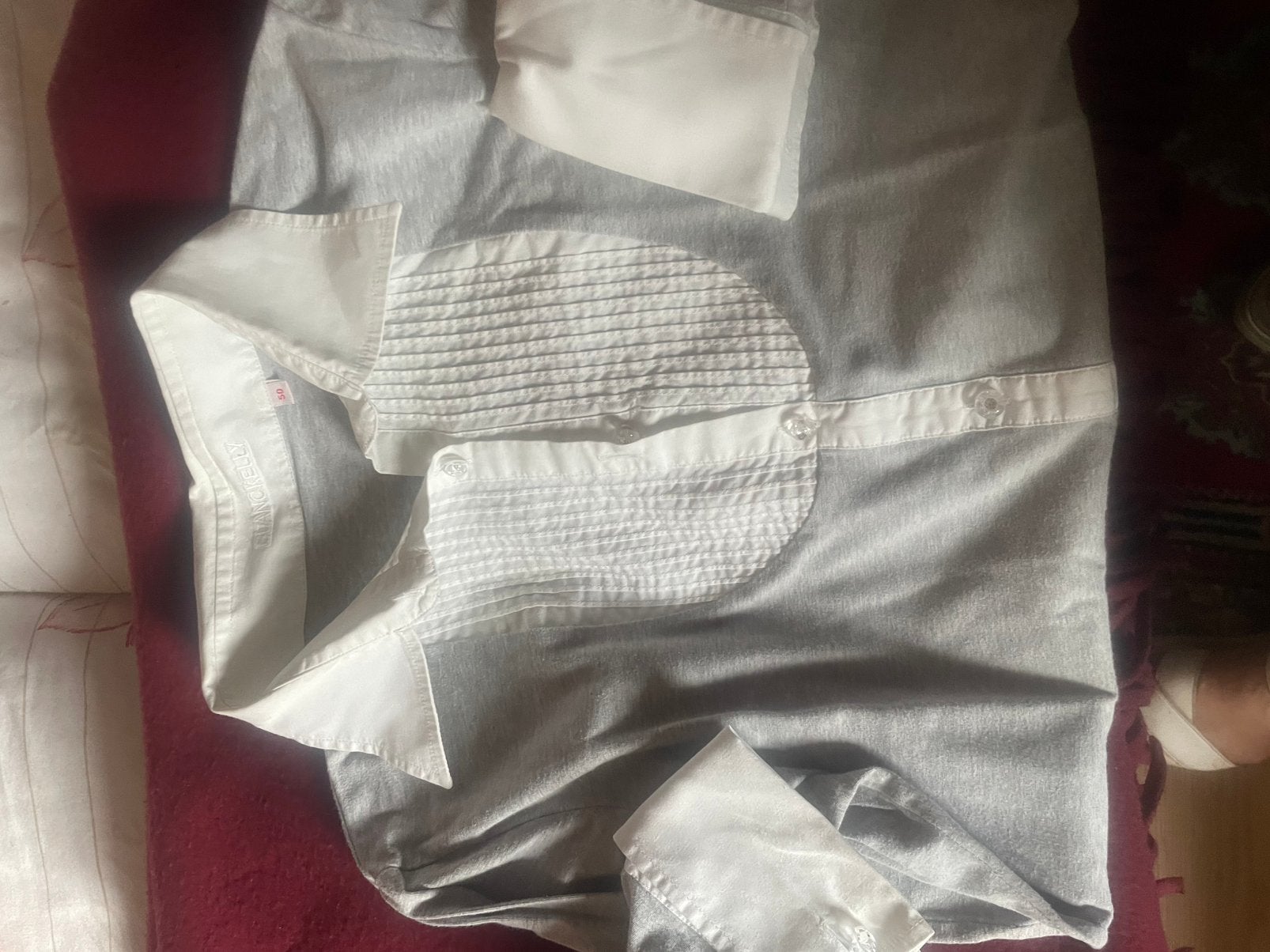 Pull grijs/ wit, Kleding | Dames, Ophalen of Verzenden, Zo goed als nieuw, Maat 42/44 (L), Grijs