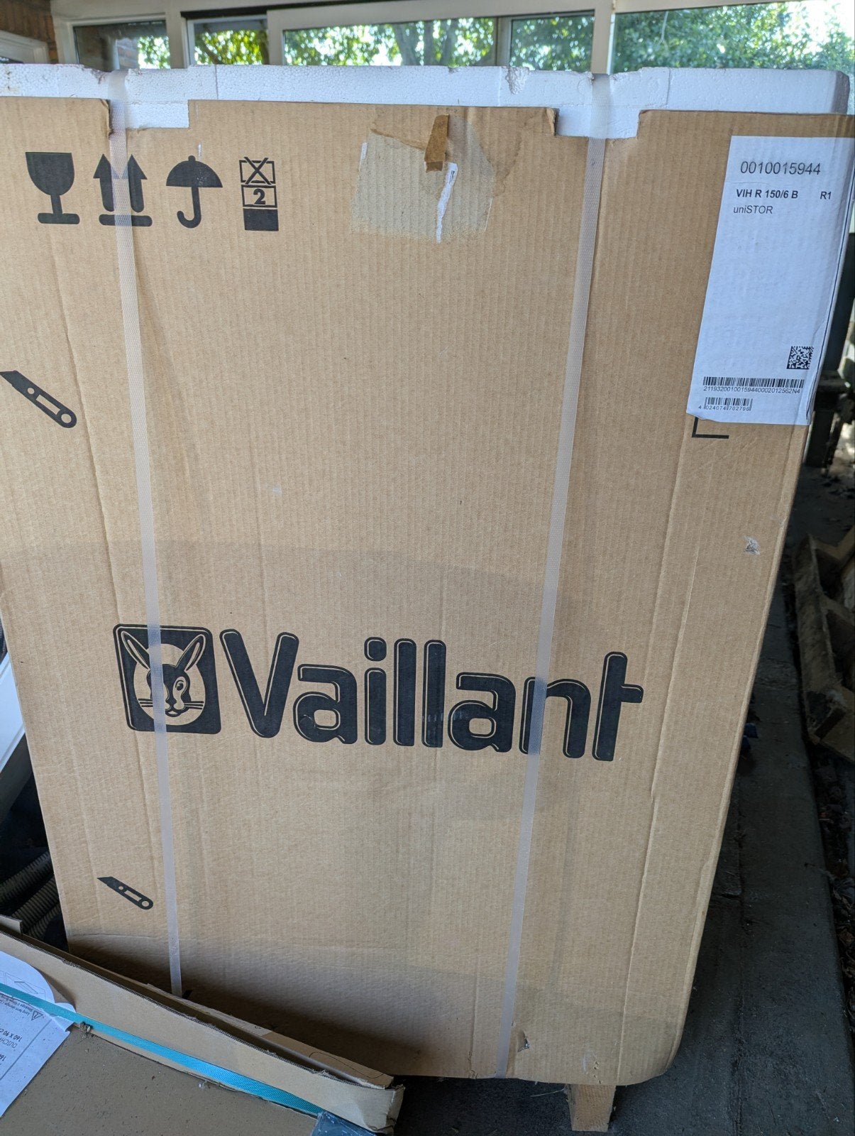 Vaillant uniSTOR VIH R 150 B Boiler staand - NIEUW, Bricolage & Construction, Chauffe-eau & Boilers, Enlèvement, Boiler