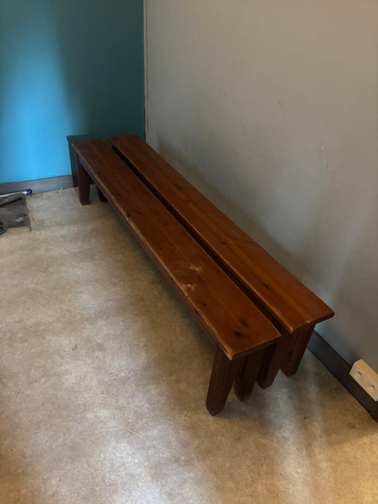 Bancs en bois, Antiquités & Art, Enlèvement