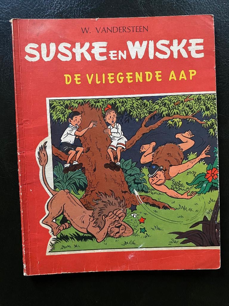 SUSKE EN WISKE - TWEEKLEURENREEKS -  De vliegende aap, Enlèvement ou Envoi, Willy Vandersteen, Une BD, Utilisé