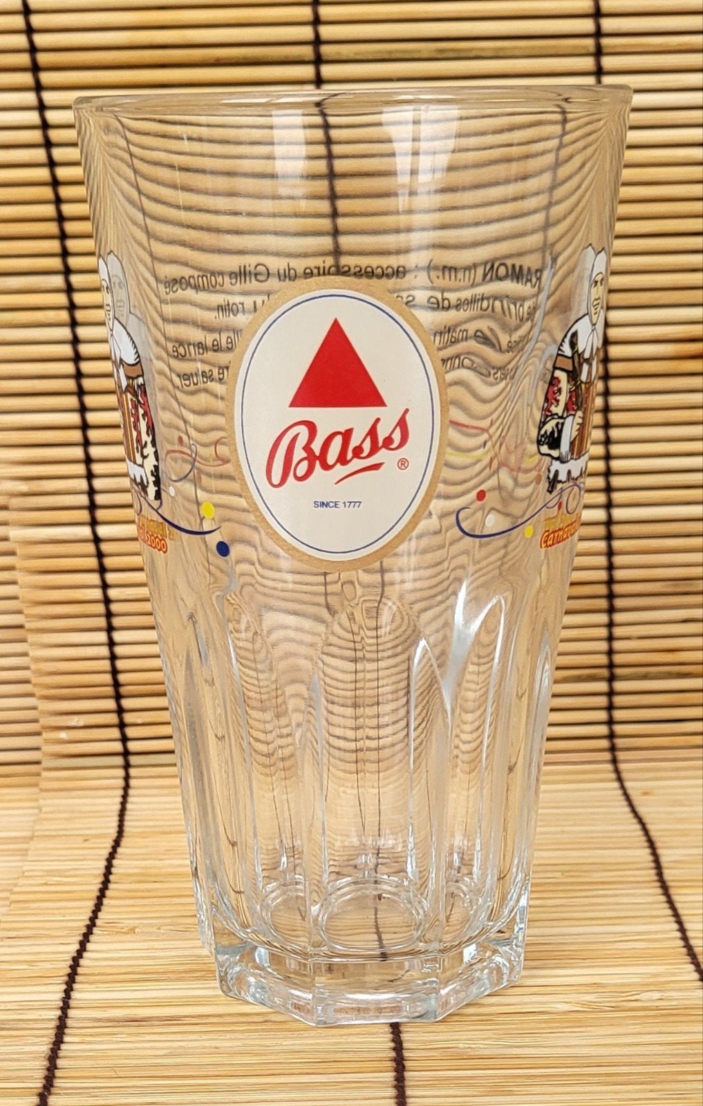 1 verre a BASS " Édition carnaval 2000 - le ramon", Collections, Comme neuf, Verre ou Verres, Autres marques