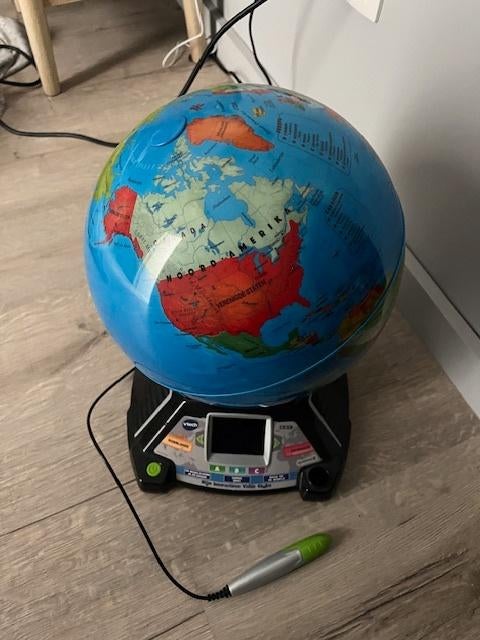 Kinderspel - VTech interactieve wereldbol > 7 jaar, Kinderen en Baby's, Speelgoed | Vtech, Zo goed als nieuw, 6 jaar of ouder