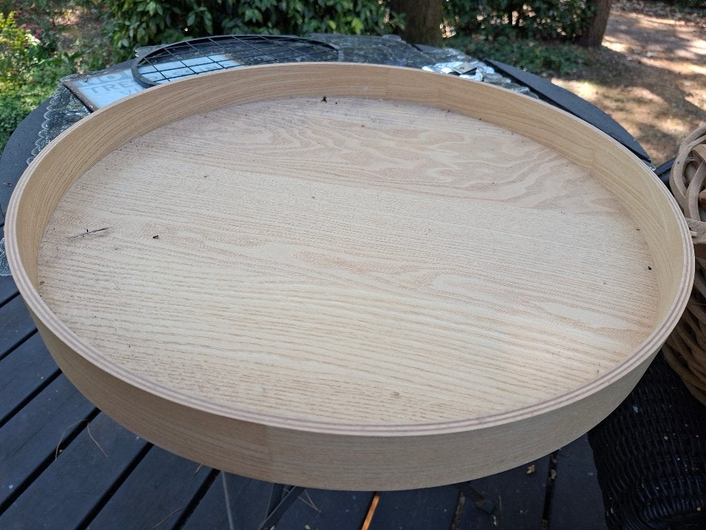 Groot dienblad, Ophalen, Rond, Zo goed als nieuw, Dienblad